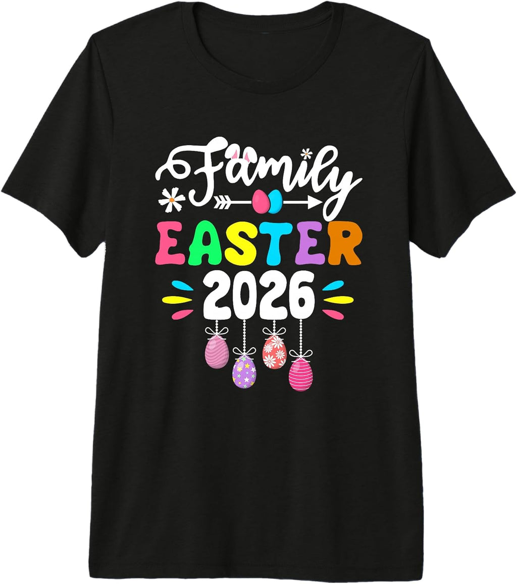 Happy Easter Day 2026 Rabbit Bunny Egg Boys Girls Unisex T-shirt, Sweatshirt, Hoodie, Long Sleeve Tee - T-Shirt, Sweatshirt, Hoodie