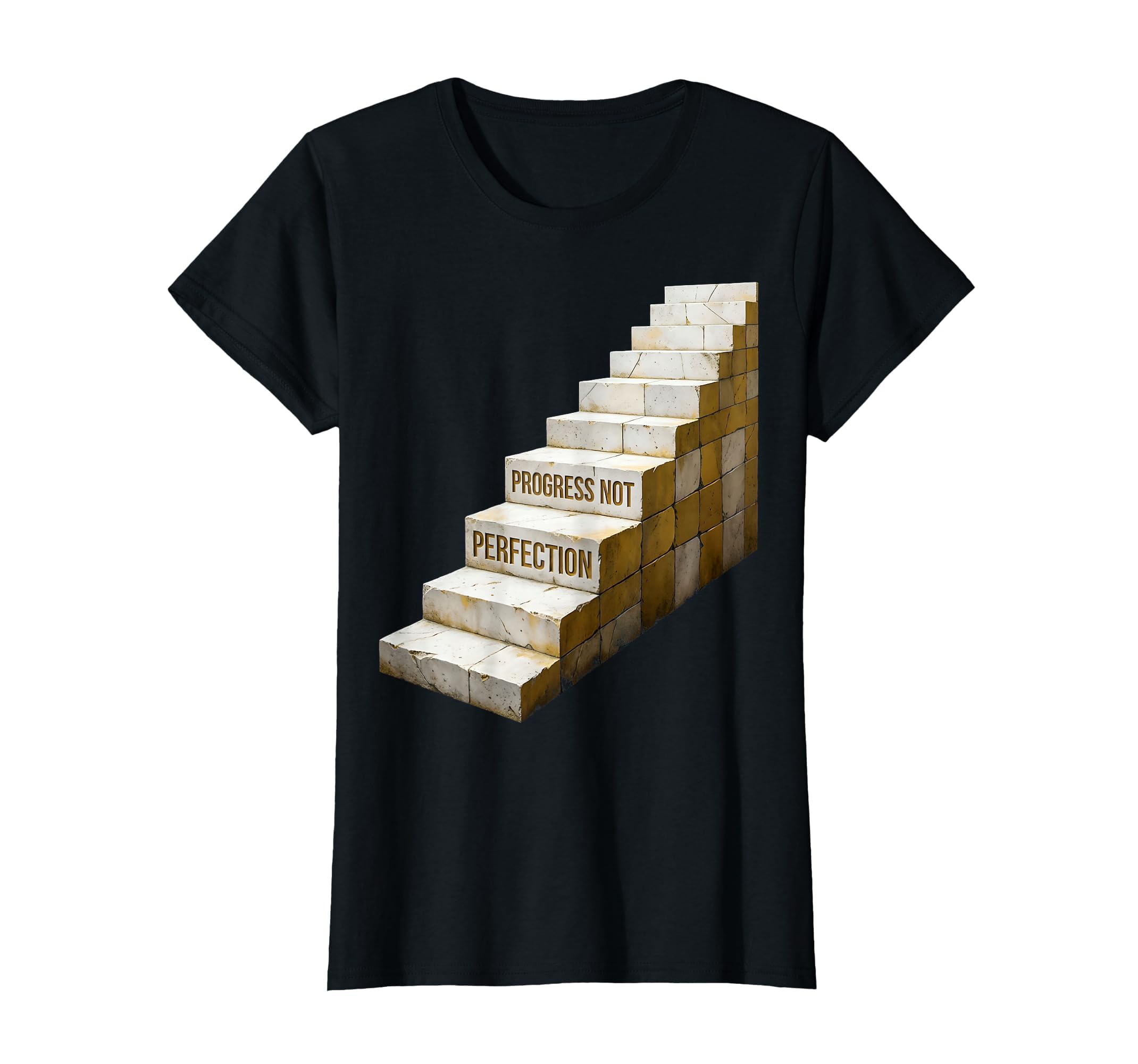 Progress Not Perfection Motivational T-Shirt - Trendy Graphic Unisex - T-Shirt, Sweatshirt, Hoodie