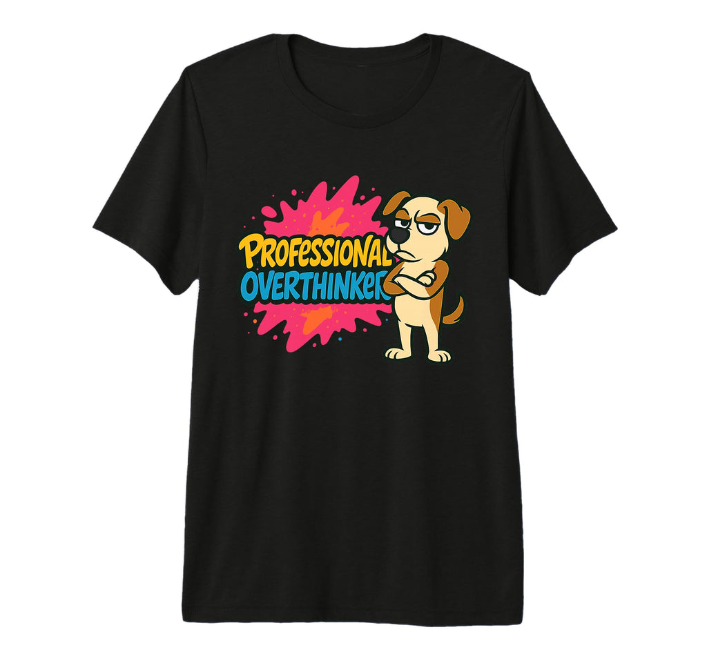 Professional Overthinker Urban Graffiti T-Shirt - Unique Graphic Men Women - T-Shirt, Sweatshirt, Hoodie