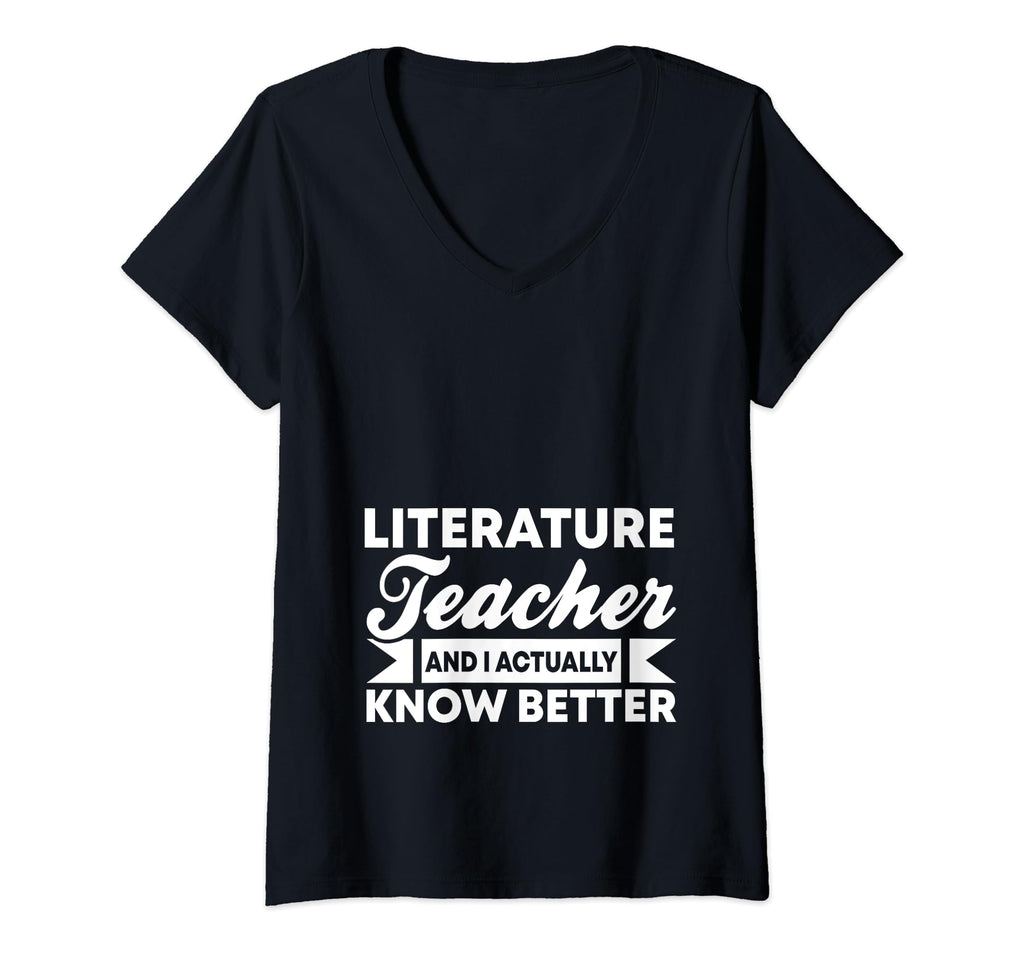 Literature Teacher And T-Shirt - Trendy Graphic for Adults - T-Shirt, Sweatshirt, Hoodie