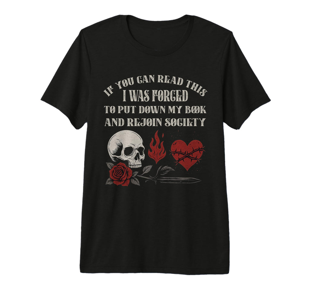 Put Down My Book Spicy Books Dark T-Shirt - Minimalist Print Men Women - T-Shirt, Sweatshirt, Hoodie