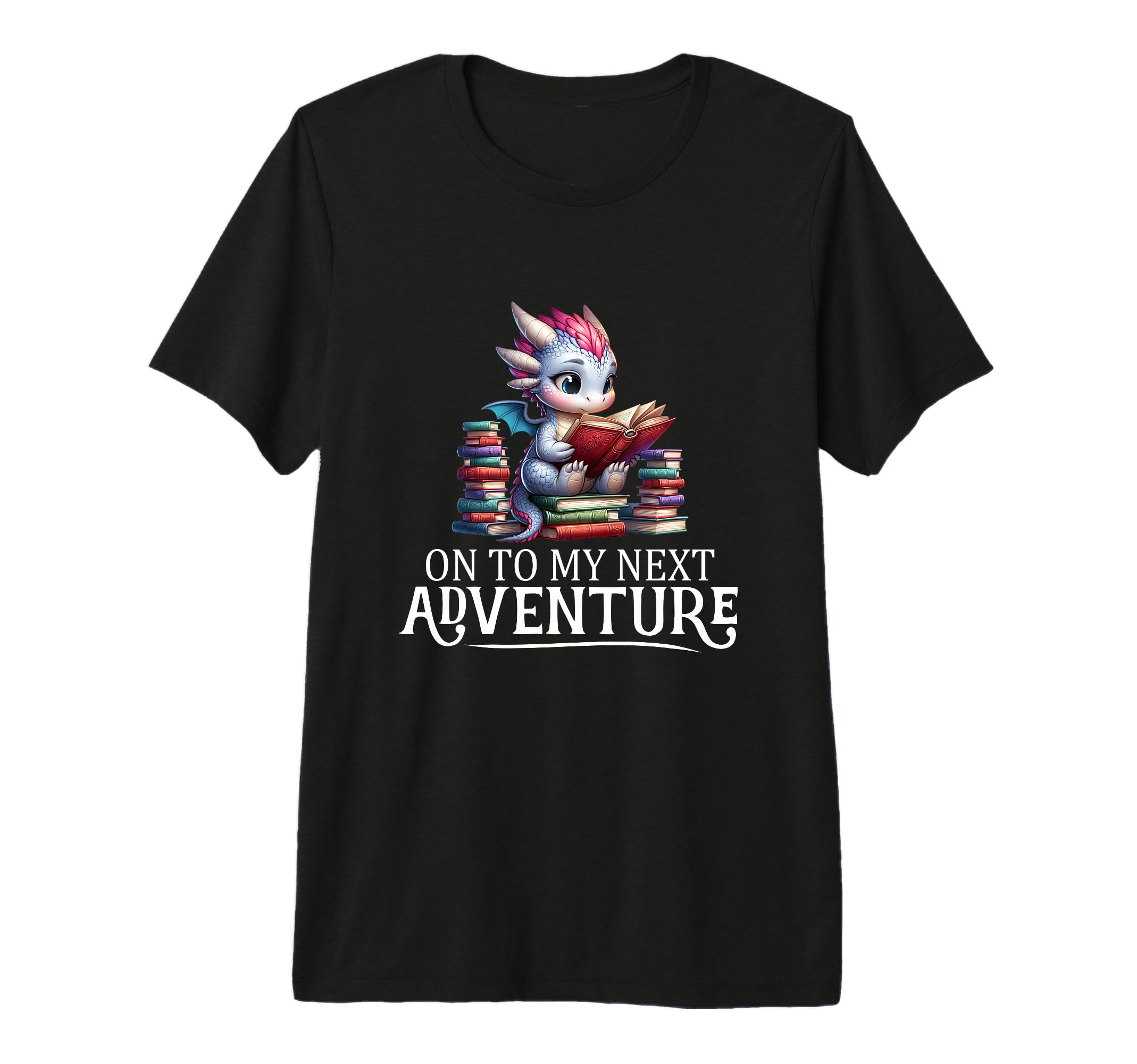 To My Next Adventure Funny Dragon T-Shirt - Aesthetic Graphic for Adults - T-Shirt, Sweatshirt, Hoodie