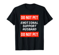 Emotional Support Husband Funny Marriage T-Shirt - Graphic Print Unisex - T-Shirt, Sweatshirt, Hoodie