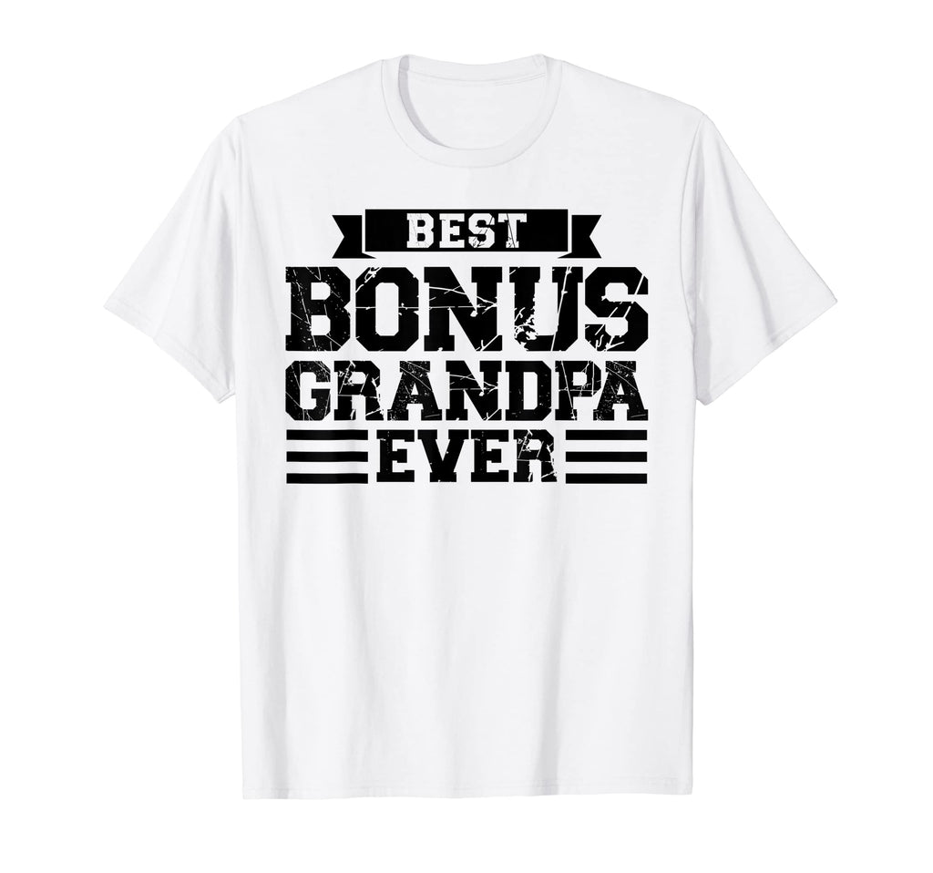 Mens Best Bonus Grandpa Ever T-Shirt - Casual Everyday Wear Unisex - T-Shirt, Sweatshirt, Hoodie