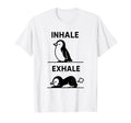 Funny Yoga Inhale Exhale Pooping T-Shirt - Novelty Apparel Men Women - T-Shirt, Sweatshirt, Hoodie