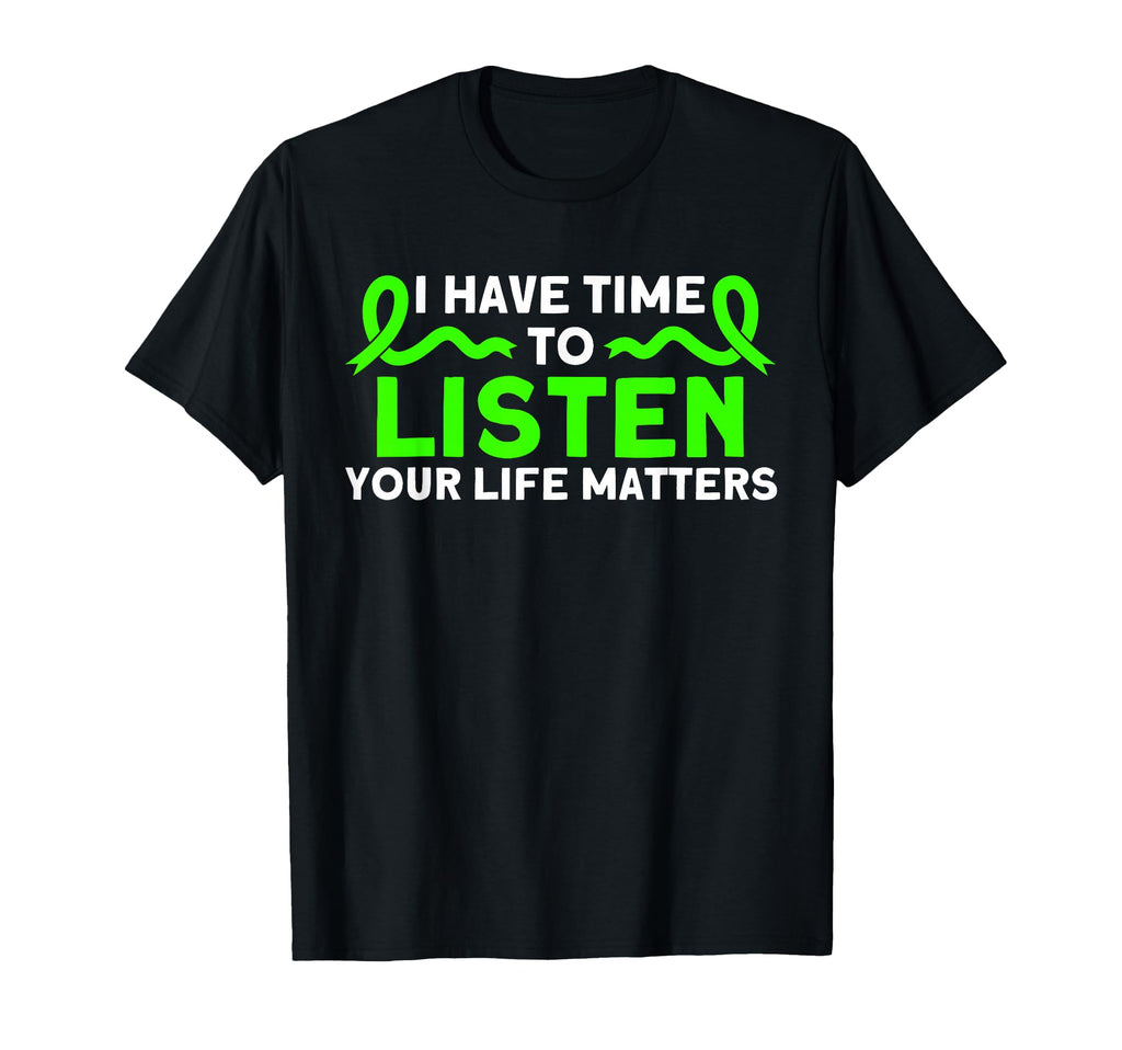 Mental Health Your Life Matters Mental T-Shirt - Graphic Print Unisex - T-Shirt, Sweatshirt, Hoodie