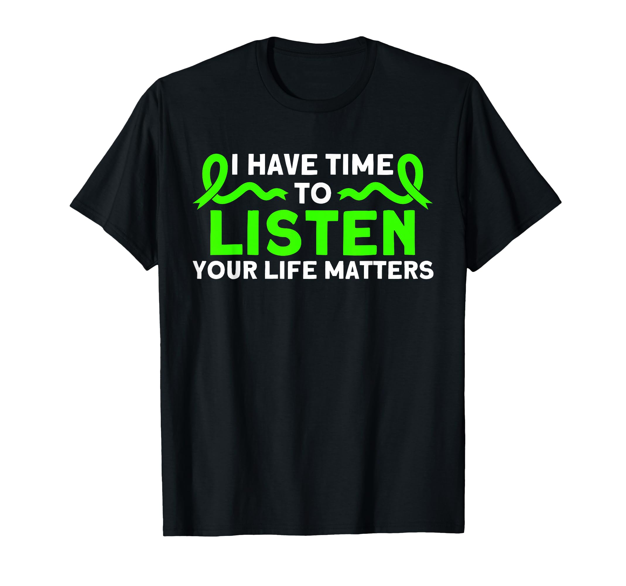 Mental Health Your Life Matters Mental T-Shirt - Graphic Print Unisex - T-Shirt, Sweatshirt, Hoodie