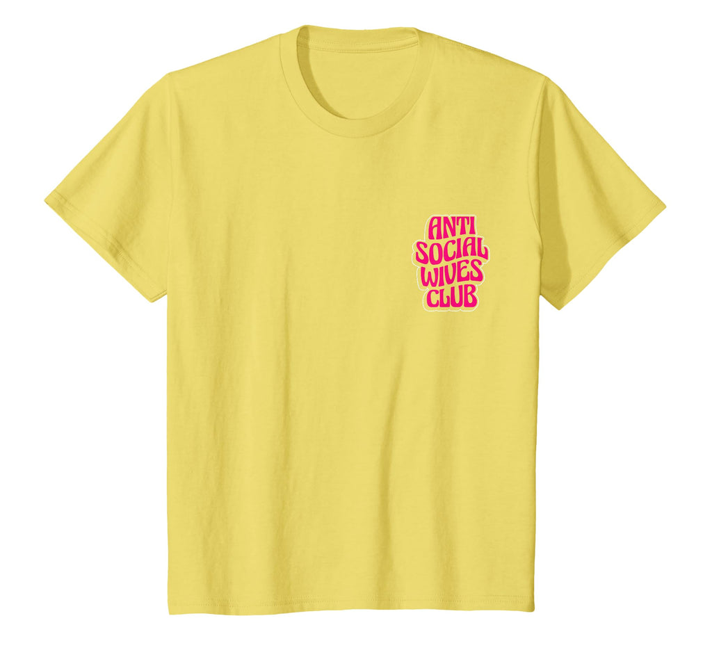 Antisocial Moms Club Anti Social Mama T-Shirt - Minimalist Print Men Women - T-Shirt, Sweatshirt, Hoodie