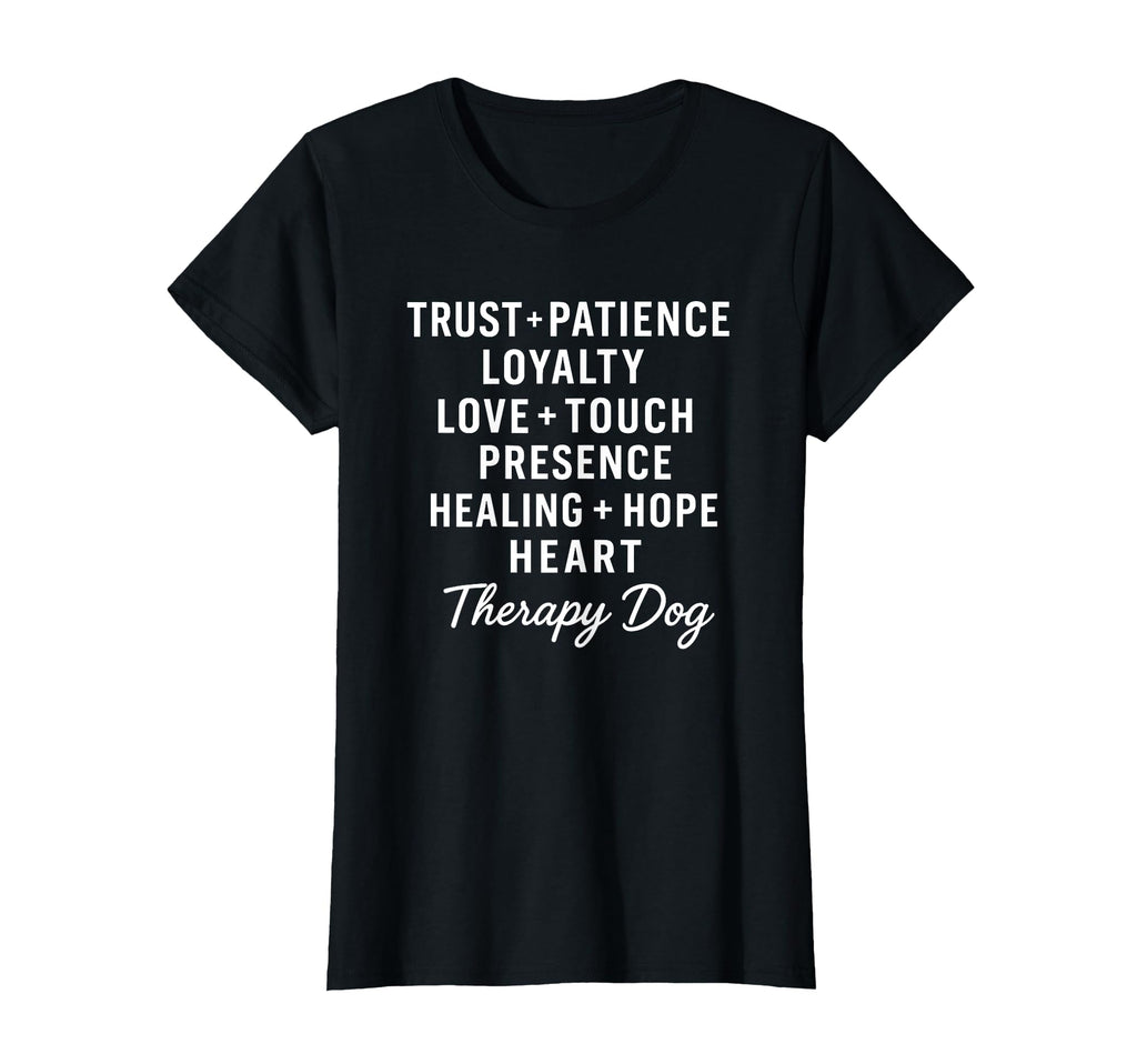 Womens Therapy Dog Team Loving Words T-Shirt - Aesthetic Graphic Men Women - T-Shirt, Sweatshirt, Hoodie
