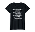 Womens Therapy Dog Team Loving Words T-Shirt - Aesthetic Graphic Men Women - T-Shirt, Sweatshirt, Hoodie
