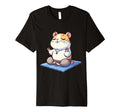 Meditation Hamster Yoga Pose T-Shirt - Fun Novelty Design Men Women - T-Shirt, Sweatshirt, Hoodie