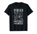 Fueled Crystals And Coffee Chakra T-Shirt - Minimalist Print for Adults - T-Shirt, Sweatshirt, Hoodie