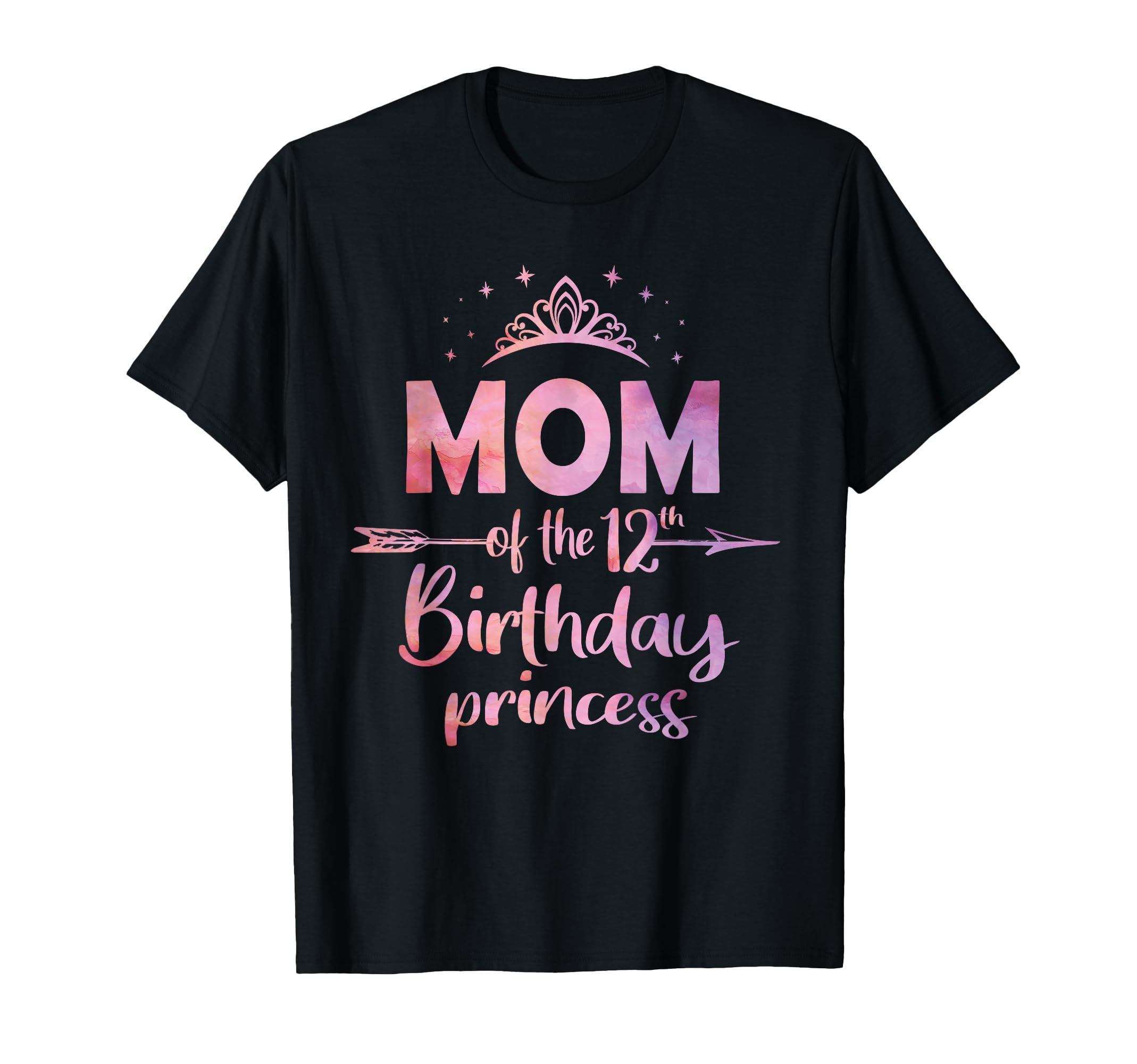 Mom 12Th Birthday Princess 12 Years T-Shirt - Unique Graphic for Adults - T-Shirt, Sweatshirt, Hoodie