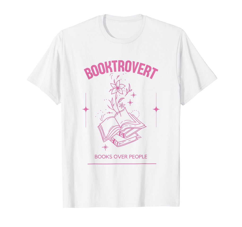 Booktrovert Book Lover Reading Social T-Shirt - Novelty Apparel Unisex - T-Shirt, Sweatshirt, Hoodie