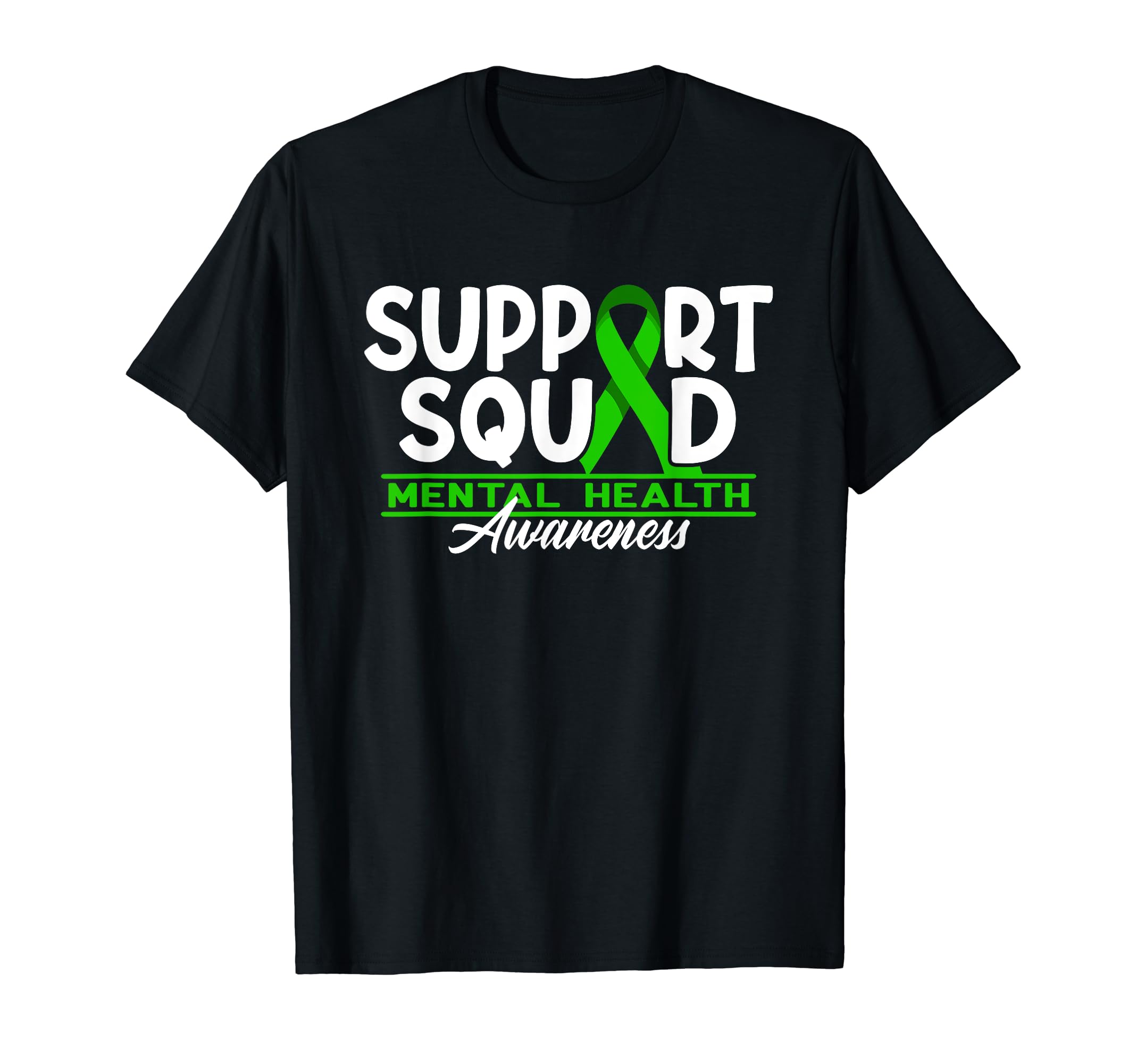 Support Awareness Squad I Depression T-Shirt - Custom Art Print for Adults - T-Shirt, Sweatshirt, Hoodie