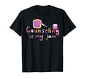 Counseling Is My Jam School Counselor T-Shirt - Trendy Graphic for Adults - T-Shirt, Sweatshirt, Hoodie
