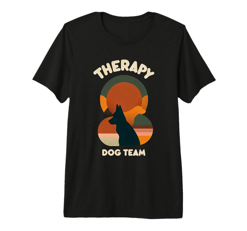 Therapy Dog Team Animal Support T-Shirt - Streetwear Style Men Women - T-Shirt, Sweatshirt, Hoodie