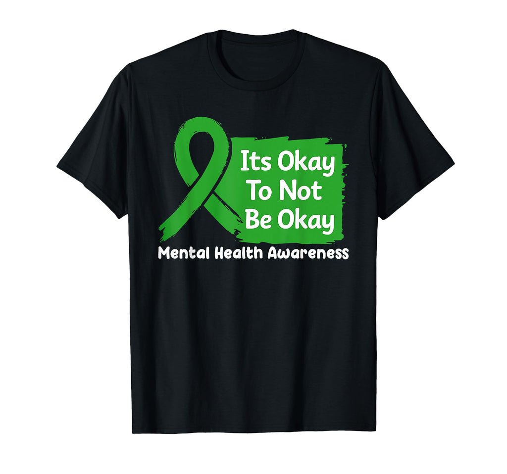Its Okay Not To Be Okay Mental Health T-Shirt - Custom Art Print Unisex - T-Shirt, Sweatshirt, Hoodie