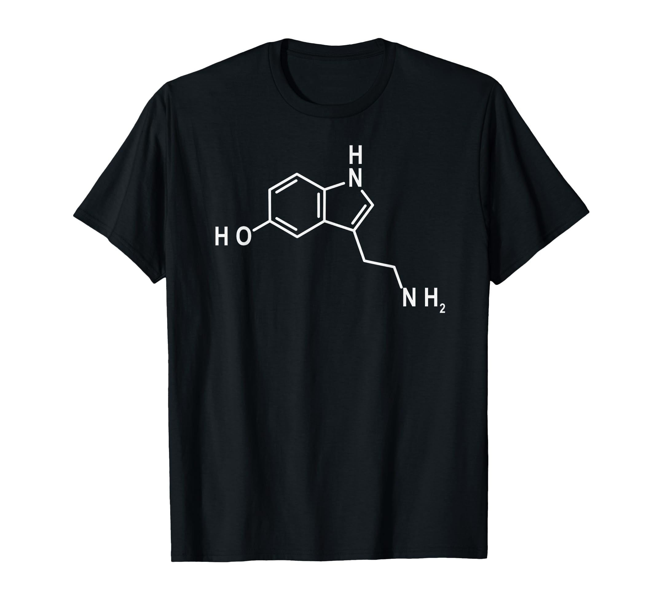 Molecular Structure Serotonin Ki T-Shirt - Streetwear Style for Adults - T-Shirt, Sweatshirt, Hoodie