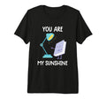 You Are My Sunshine Reading Lamp Book T-Shirt - Custom Art Print Men Women - T-Shirt, Sweatshirt, Hoodie