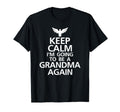 Grandma To Be Gift Keep Calm Im T-Shirt - Fun Novelty Design for Adults - T-Shirt, Sweatshirt, Hoodie
