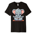 Meditation Elephant Yoga Pose Relaxing T-Shirt - Unique Graphic Unisex - T-Shirt, Sweatshirt, Hoodie