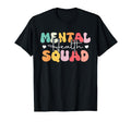 Mental Health Squad Groovy Therapist T-Shirt - Novelty Apparel for Adults - T-Shirt, Sweatshirt, Hoodie