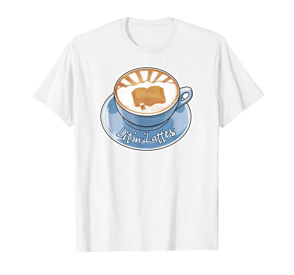 Lit And Lattes Bookclub T-Shirt - Custom Art Print for Adults - T-Shirt, Sweatshirt, Hoodie
