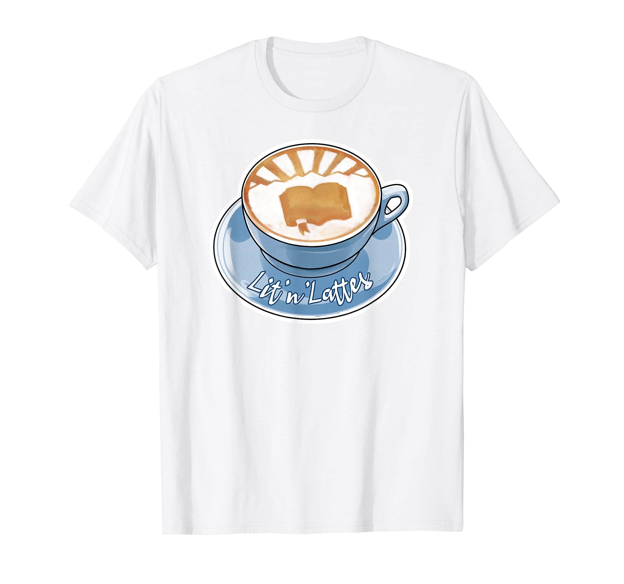Lit And Lattes Bookclub T-Shirt - Custom Art Print for Adults - T-Shirt, Sweatshirt, Hoodie