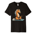 Meditation Horse Yoga Pose Relaxing T-Shirt - Minimalist Print for Adults - T-Shirt, Sweatshirt, Hoodie