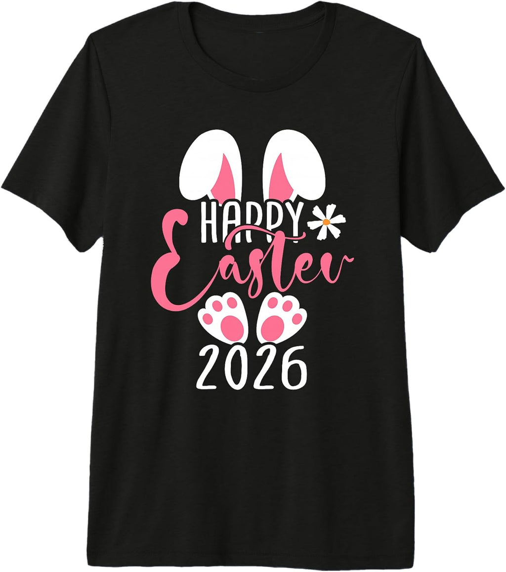 Happy Easter Day 2026 Bunny Egg Rabbit Men Women Unisex T-shirt, Sweatshirt, Hoodie, Long Sleeve Tee - T-Shirt, Sweatshirt, Hoodie