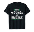 Some Wounds Are Invisible Mental Health T-Shirt - Graphic Print Unisex - T-Shirt, Sweatshirt, Hoodie