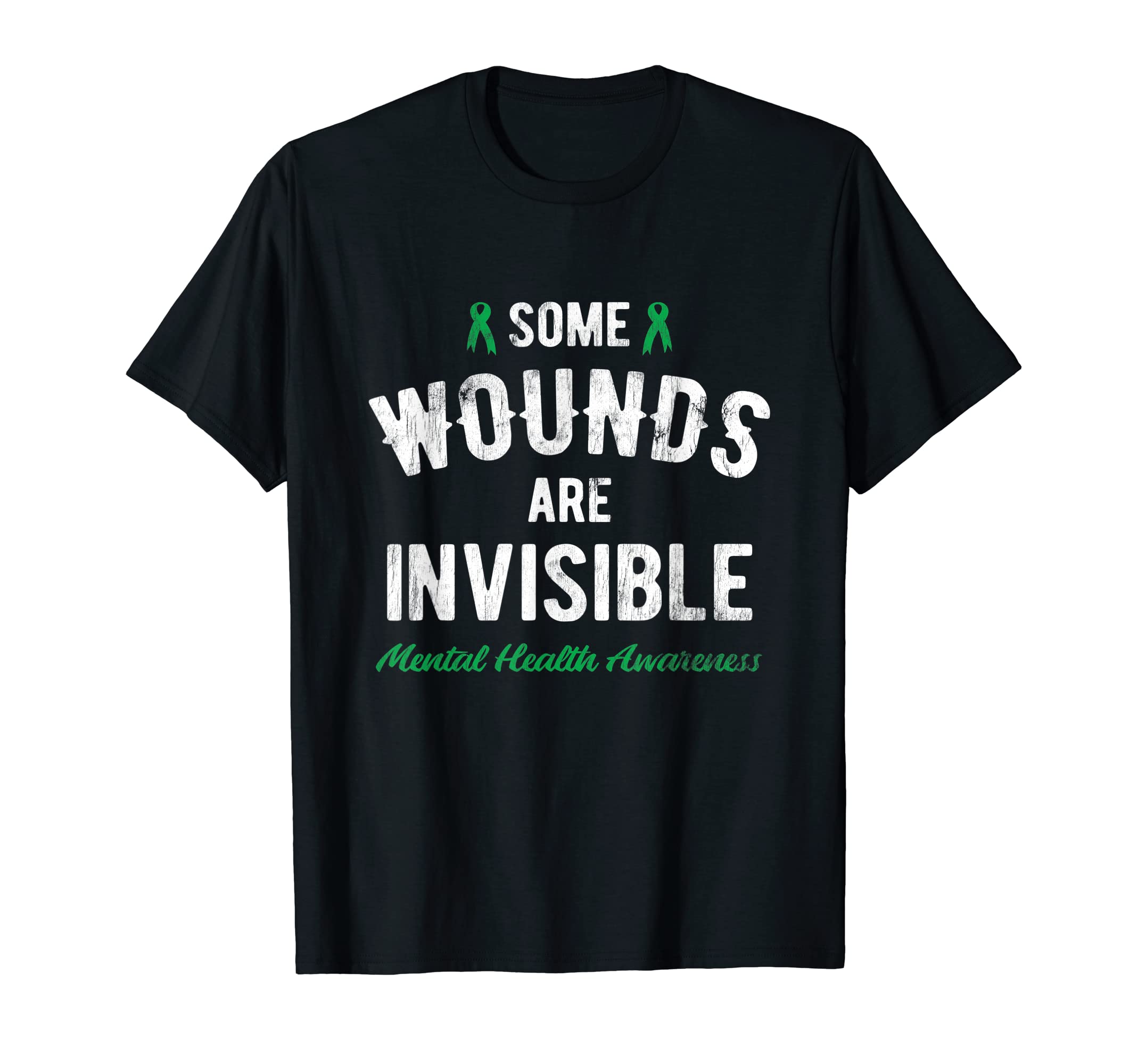 Some Wounds Are Invisible Mental Health T-Shirt - Graphic Print Unisex - T-Shirt, Sweatshirt, Hoodie