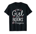 This Loves Books And Dragons T-Shirt - Casual Everyday Wear for Adults - T-Shirt, Sweatshirt, Hoodie