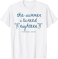 Summer I Turned 18 Vintage 2008 Cute Bow 18th Birthday Girl T-Shirt Unisex T-shirt, Sweatshirt, Hoodie, Long Sleeve Tee - T-Shirt, Sweatshirt, Hoodie