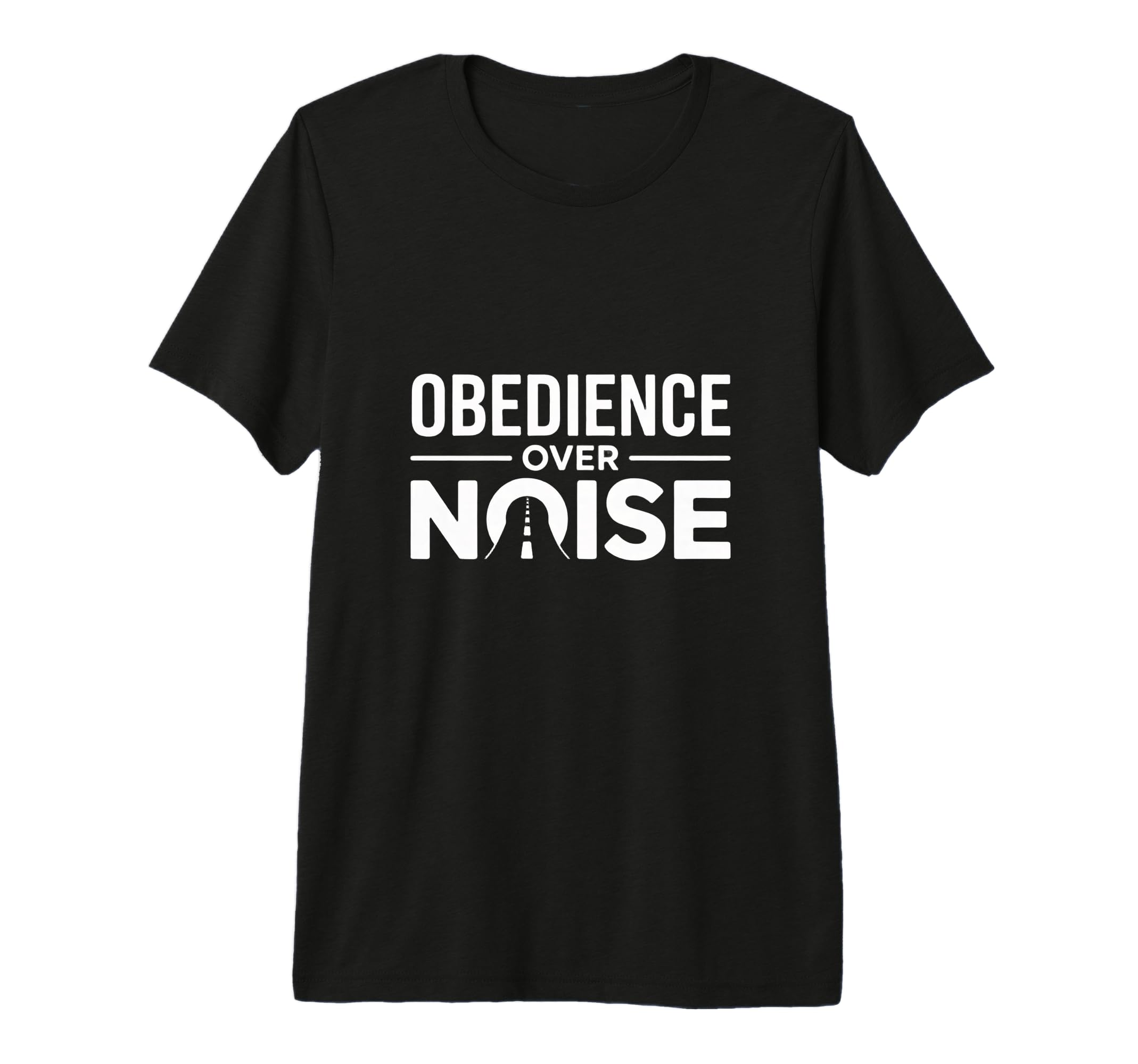 Obedience Over Noise Christian Faith T-Shirt - Aesthetic Graphic Unisex - T-Shirt, Sweatshirt, Hoodie