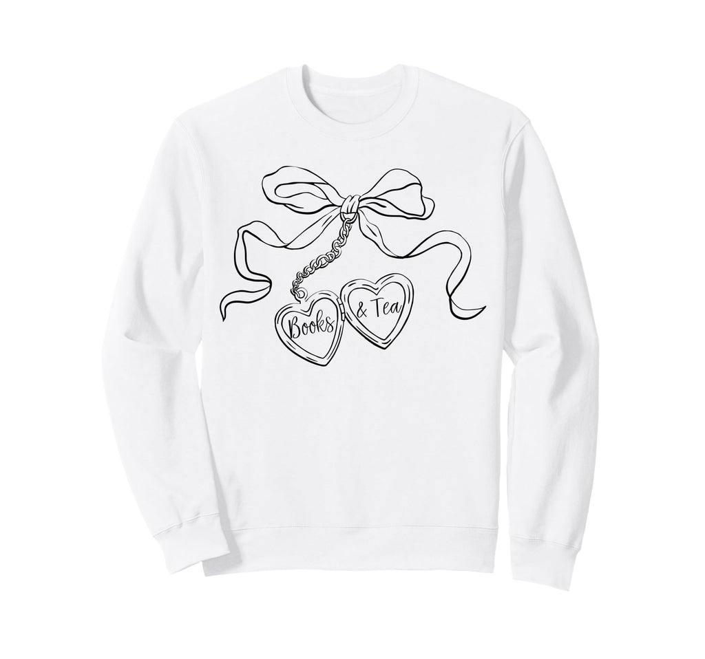 Books And Locket Art Book Sweatshirt - Casual Everyday Wear for Adults - T-Shirt, Sweatshirt, Hoodie
