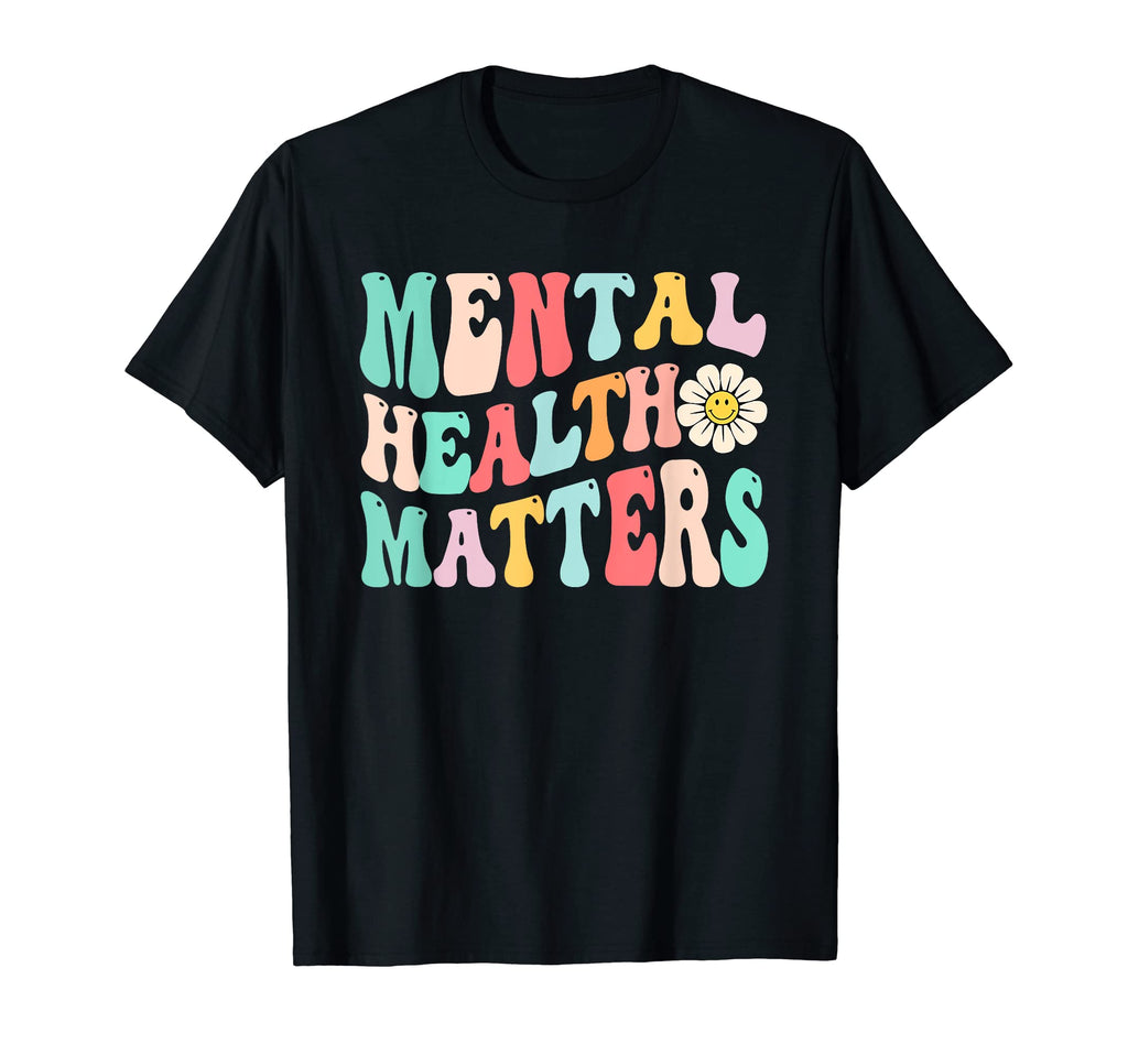 Groovy Mental Health Awareness Mental T-Shirt - Graphic Print for Adults - T-Shirt, Sweatshirt, Hoodie