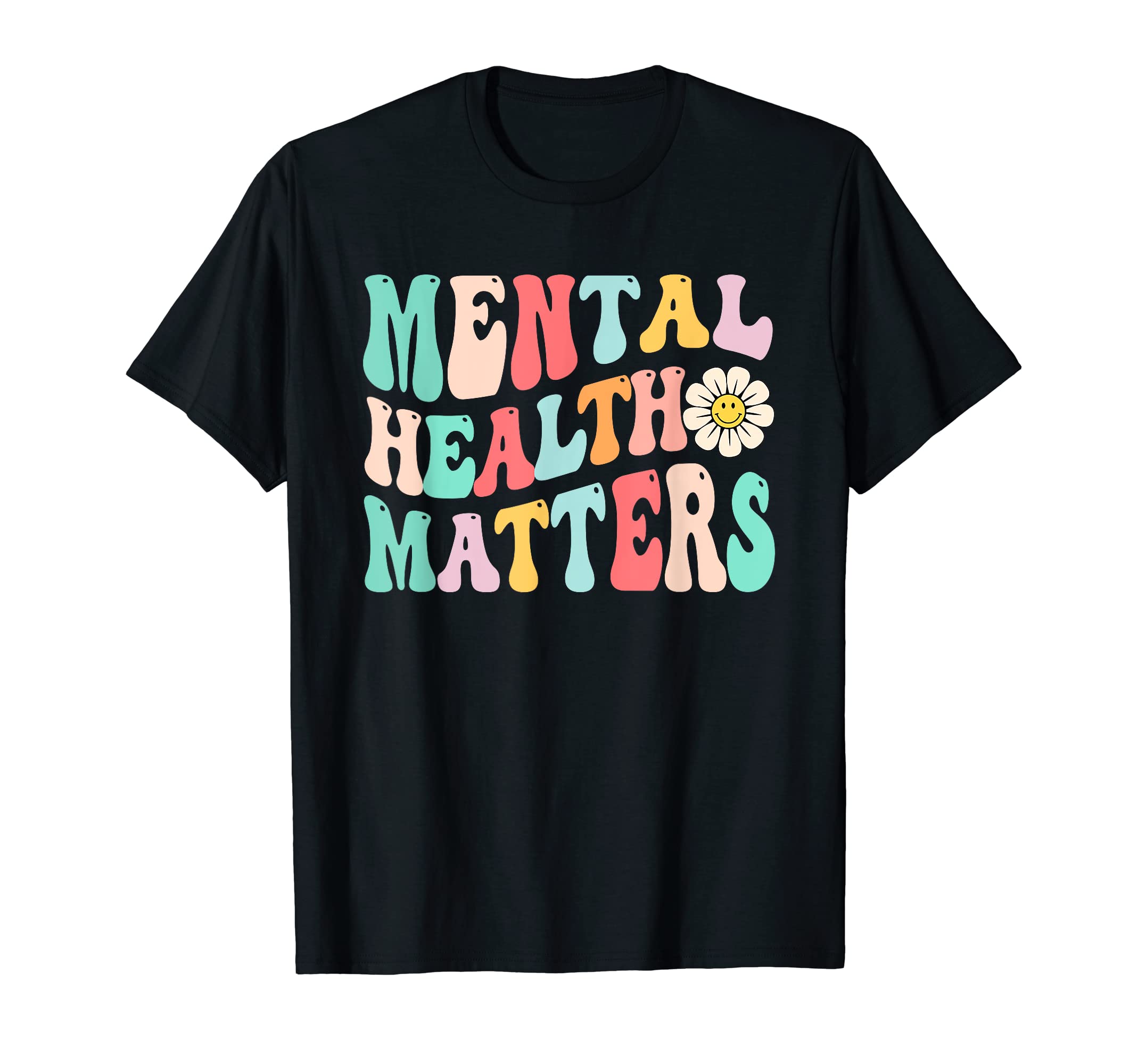Groovy Mental Health Awareness Mental T-Shirt - Graphic Print for Adults - T-Shirt, Sweatshirt, Hoodie