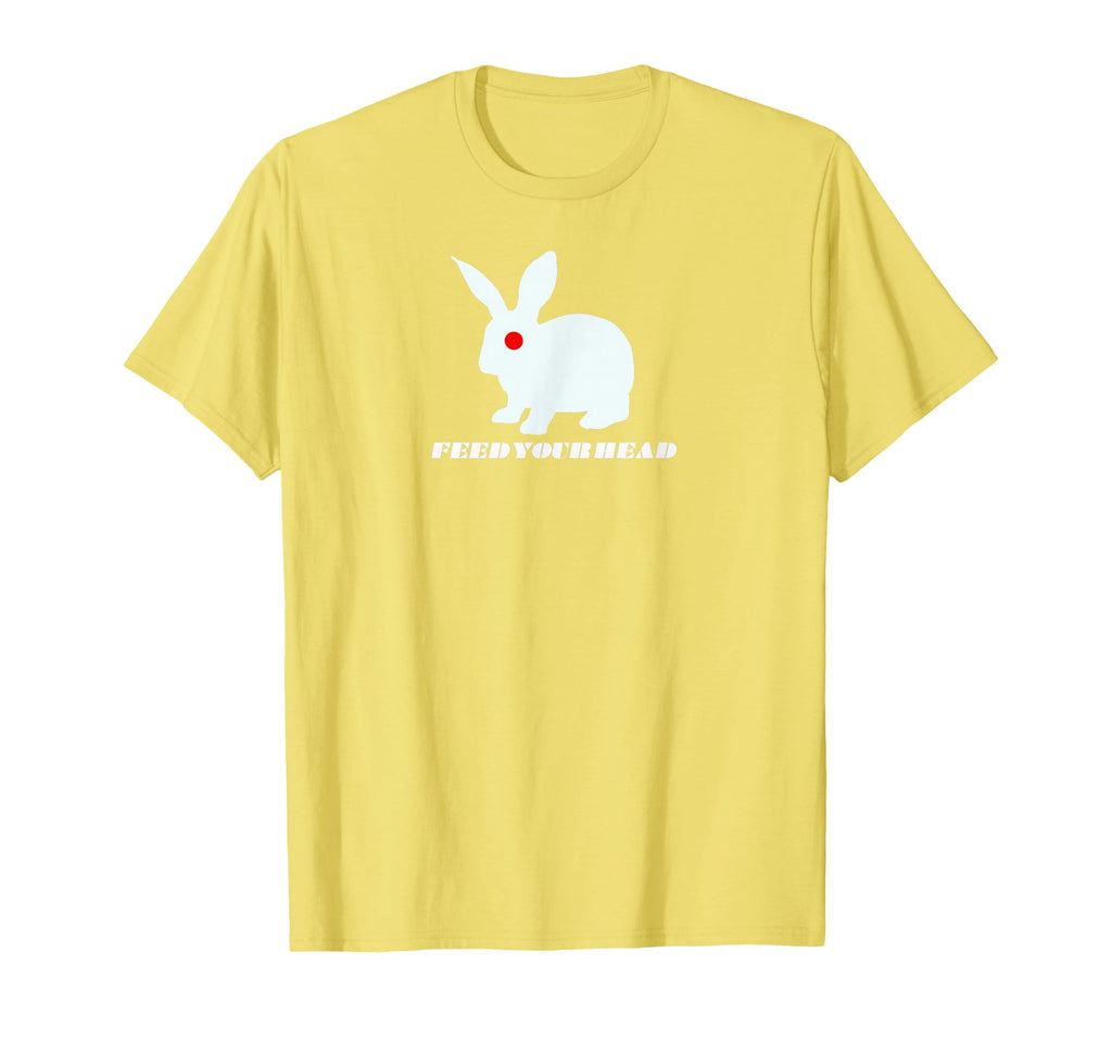 Feed Your Head Fantasy Book Rabbit T-Shirt - Fun Novelty Design Unisex - T-Shirt, Sweatshirt, Hoodie