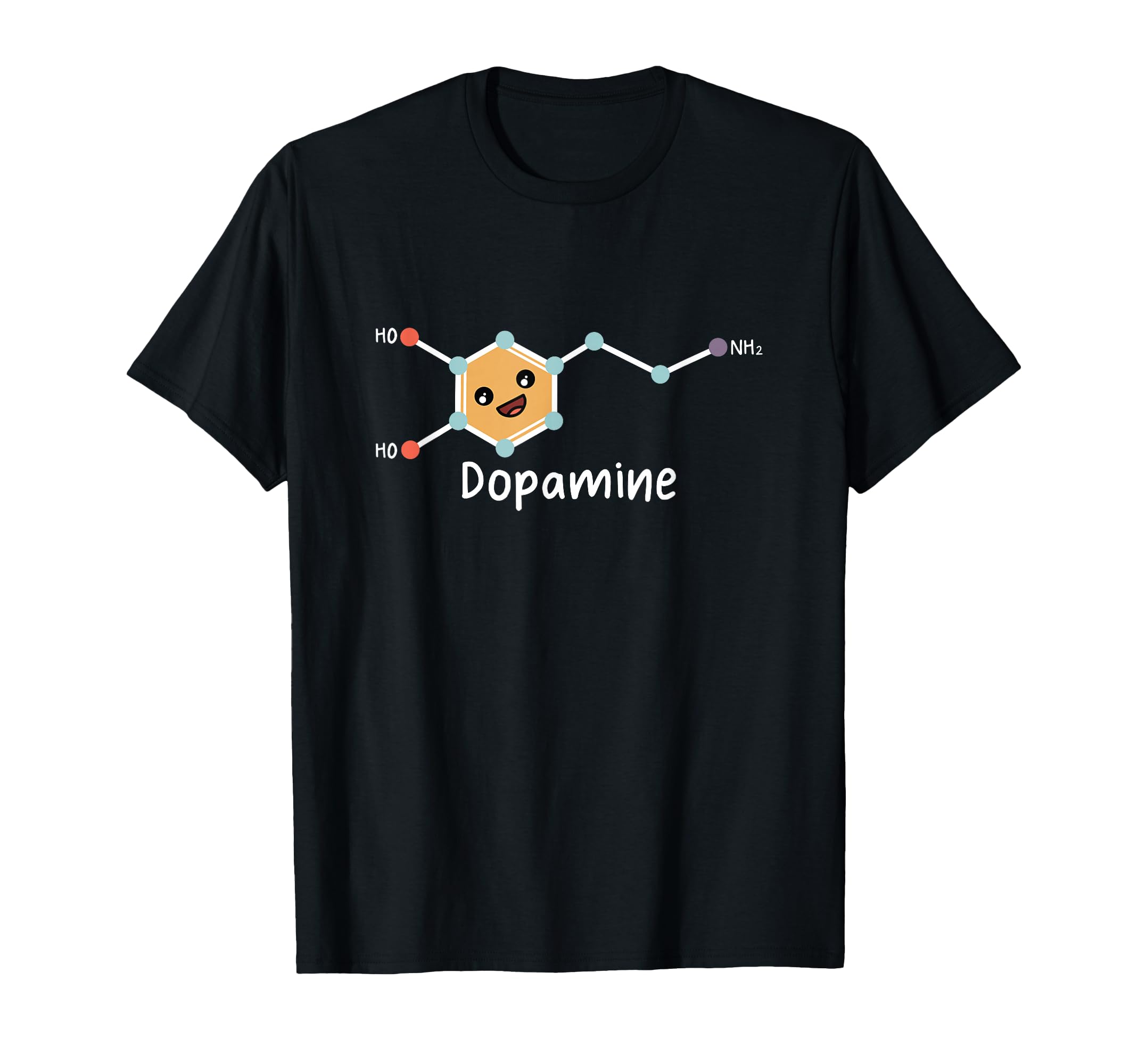 Funny Adhd Dopamine Chemical Structure T-Shirt - Aesthetic Graphic Unisex - T-Shirt, Sweatshirt, Hoodie