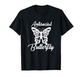 Antisocial Butterfly T-Shirt - Novelty Apparel Men Women - T-Shirt, Sweatshirt, Hoodie