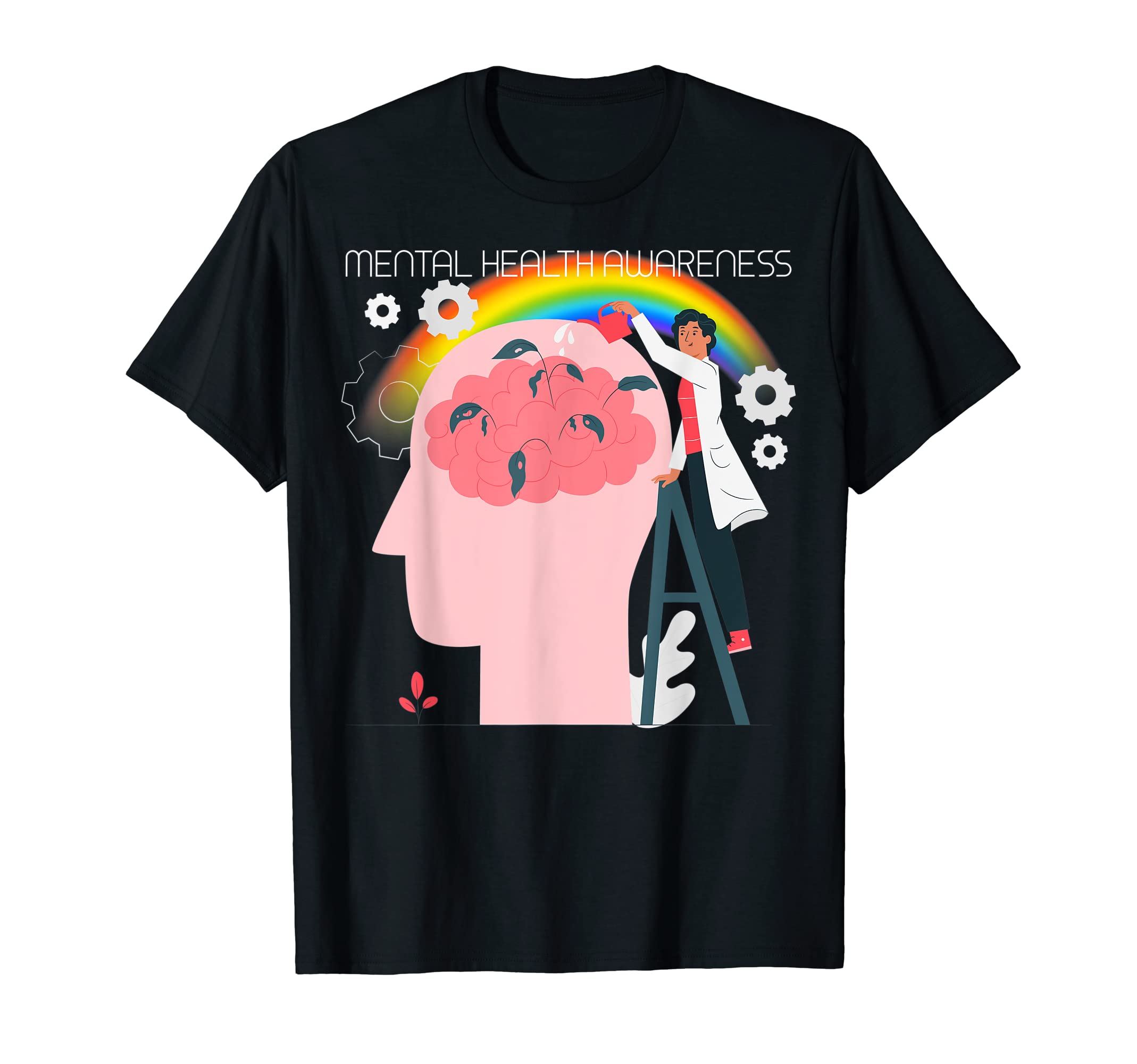 Mental Health Pride T-Shirt - Minimalist Print for Adults - T-Shirt, Sweatshirt, Hoodie