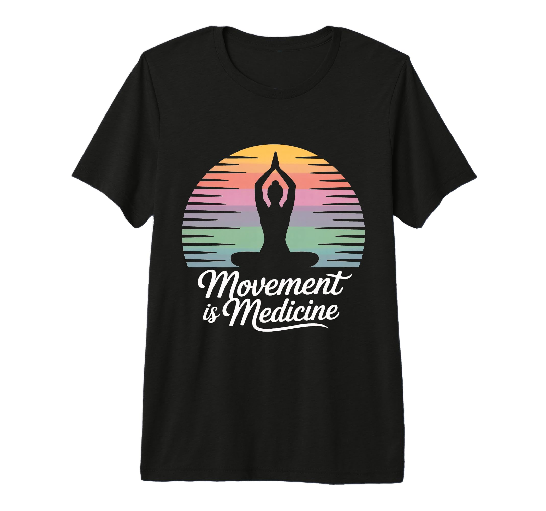 Yoga Movement Is Medicine Mindful T-Shirt - Novelty Apparel Men Women - T-Shirt, Sweatshirt, Hoodie