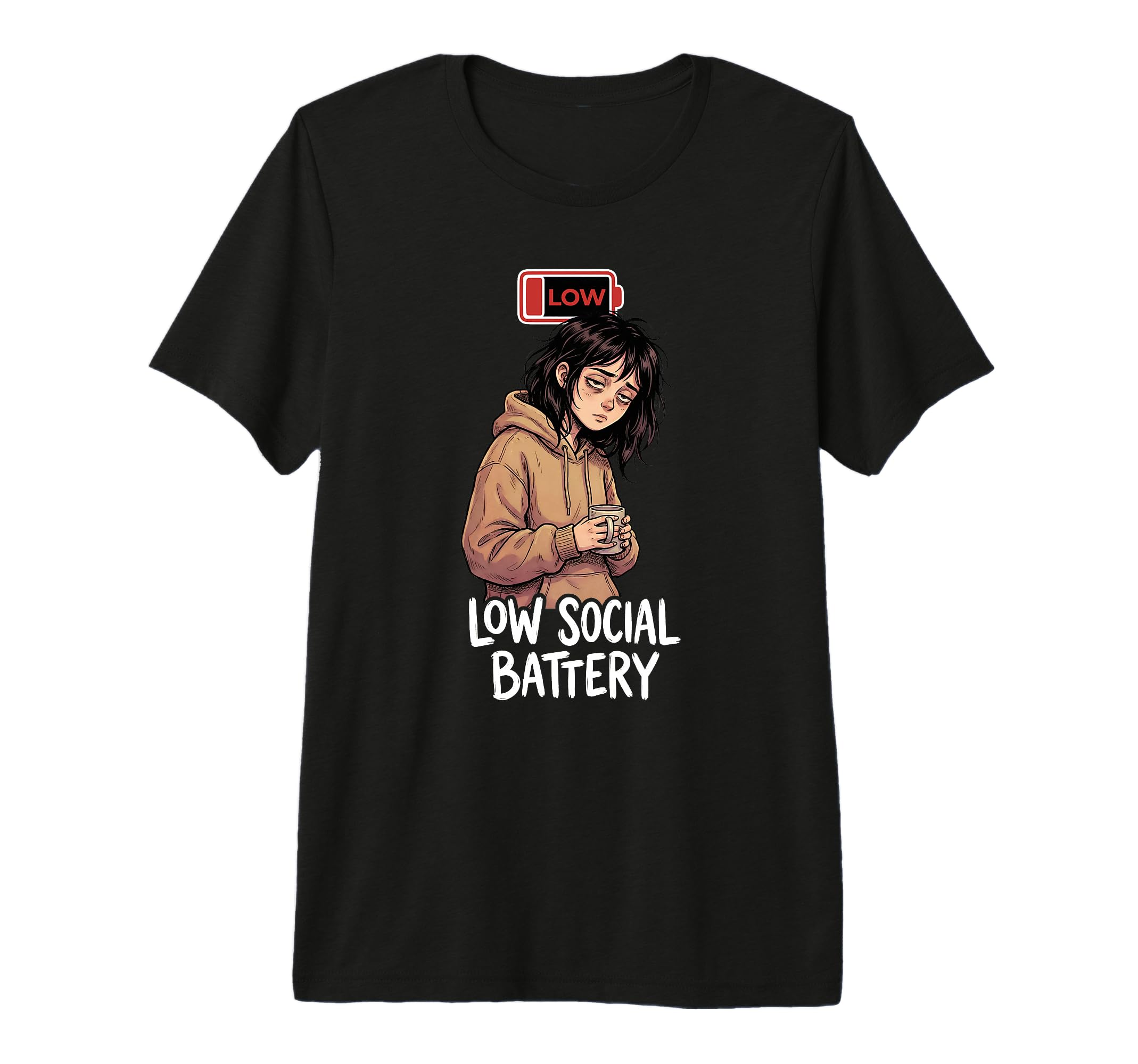 Low Social Battery Introvert Tri Blend T-Shirt - Streetwear Style Men Women - T-Shirt, Sweatshirt, Hoodie