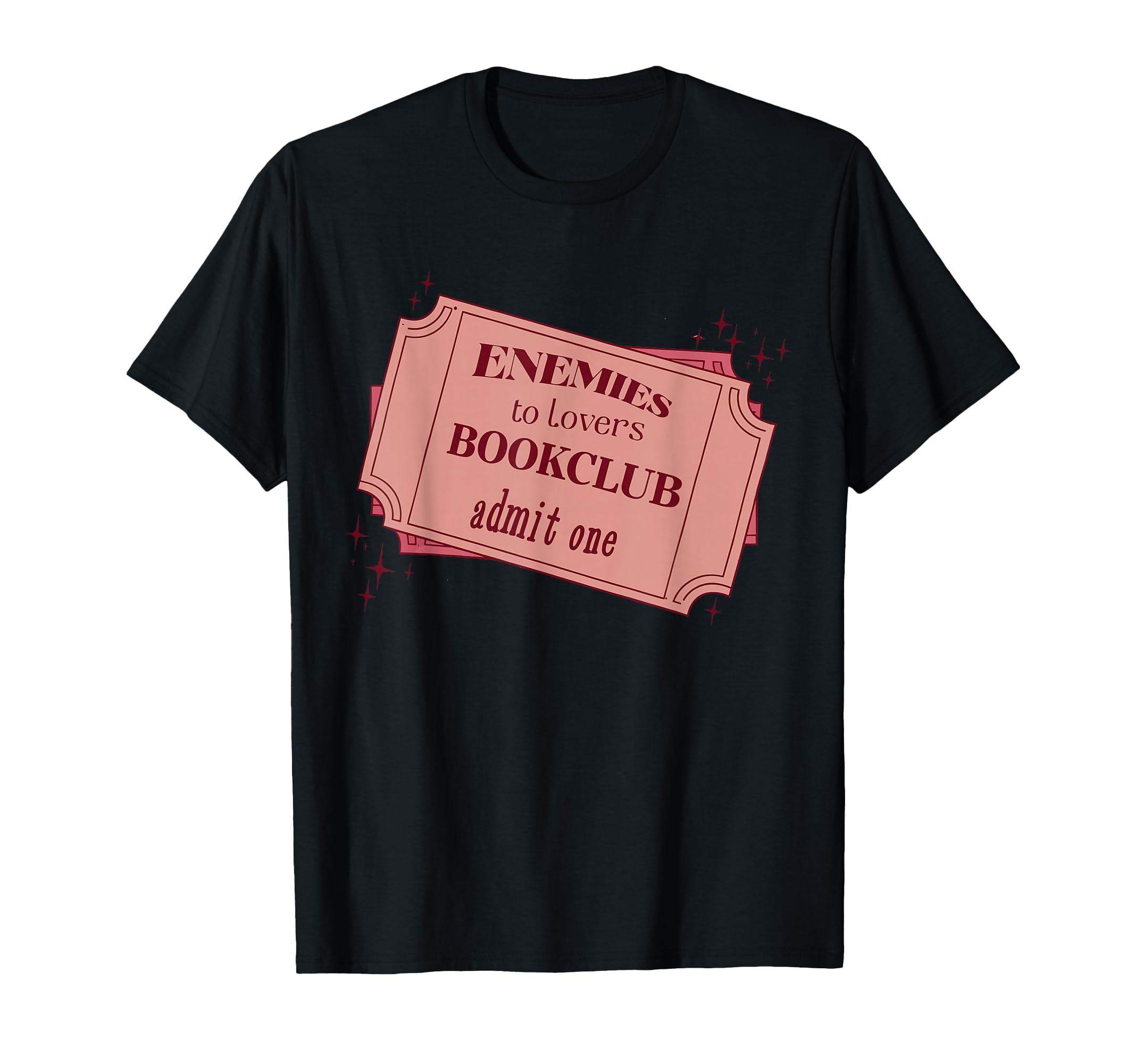 Enemies To Lovers Bookclub Romance T-Shirt - Aesthetic Graphic Unisex - T-Shirt, Sweatshirt, Hoodie