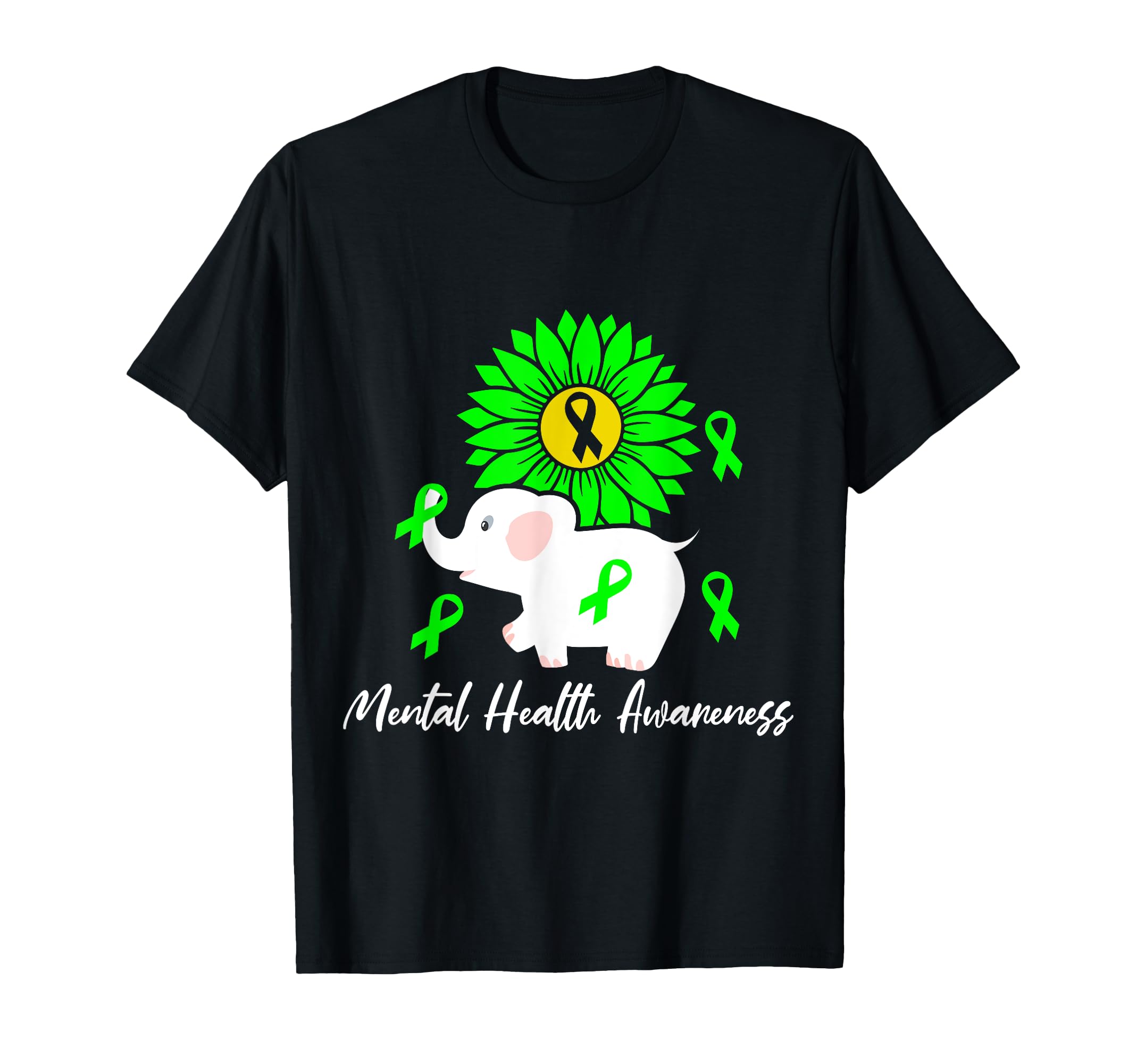Mental Health Awareness Sunflower T-Shirt - Casual Everyday Wear Unisex - T-Shirt, Sweatshirt, Hoodie