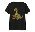 Brachiosaurus Dinosaur Reading Book T-Shirt - Fun Novelty Design Men Women - T-Shirt, Sweatshirt, Hoodie