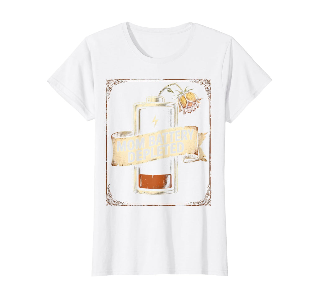 Mom Battery Depleted Overstimulated T-Shirt - Trendy Graphic Men Women - T-Shirt, Sweatshirt, Hoodie