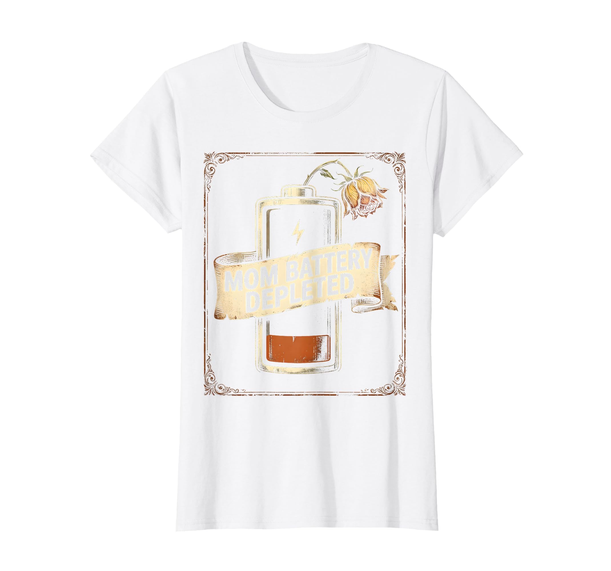 Mom Battery Depleted Overstimulated T-Shirt - Trendy Graphic Men Women - T-Shirt, Sweatshirt, Hoodie